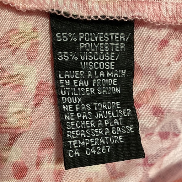 Les collections Mat Multi-Colour Pink Short Sleeve Top - Sz M - Picture 6 of 7